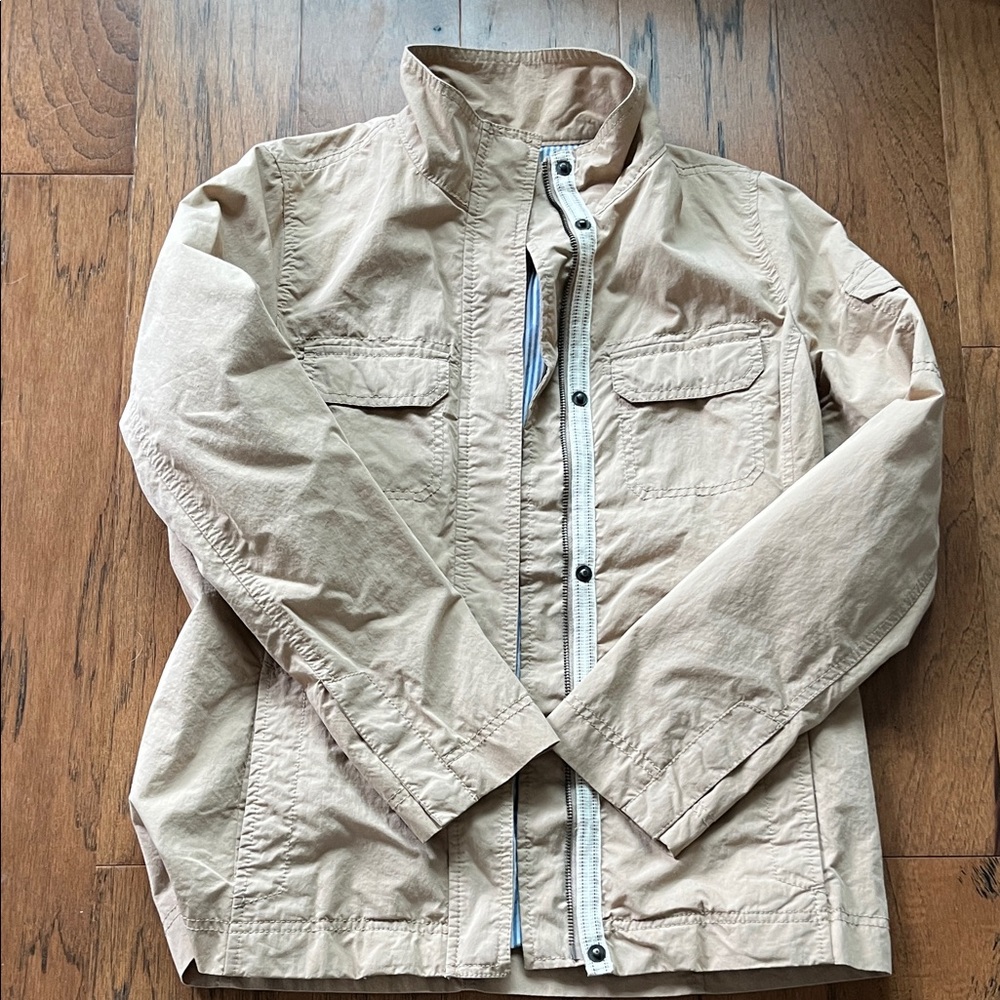 Lands' End Light Khaki Utility Jacket